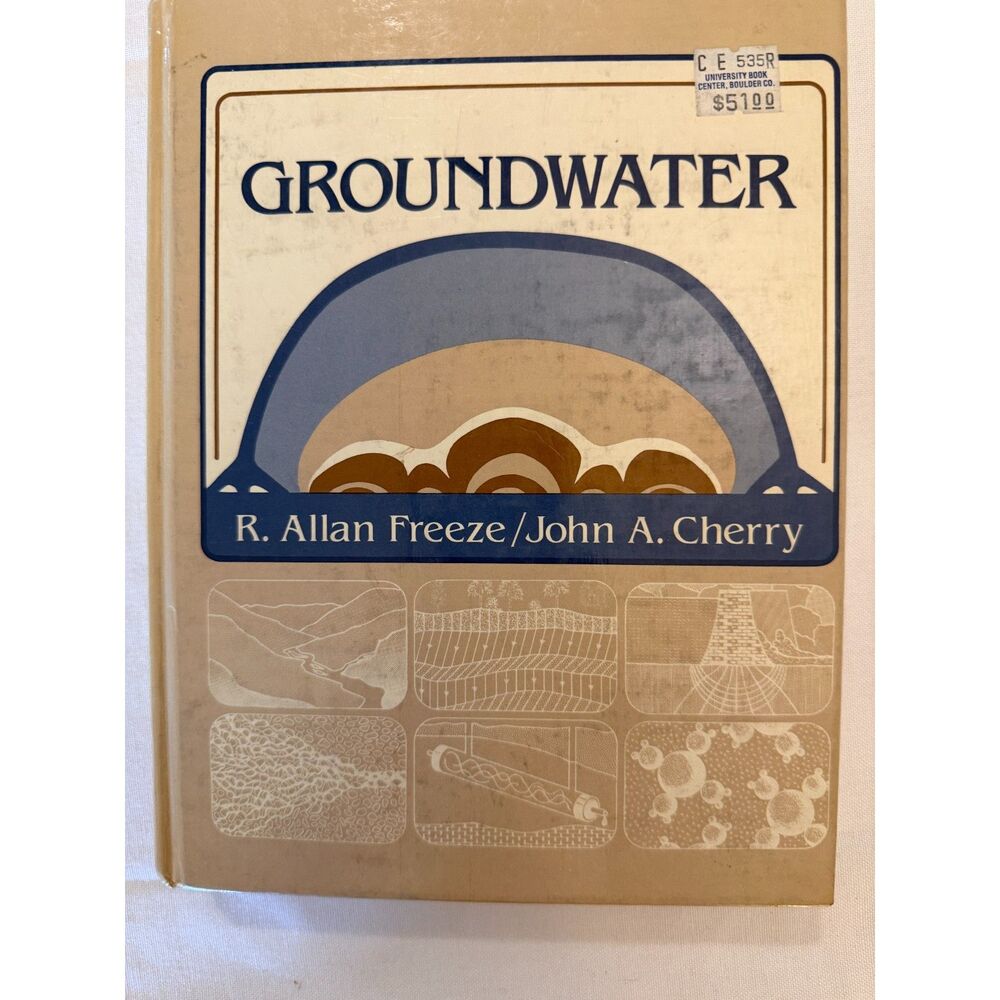 Vintage Ground Water Book 1979 R Allen Freeze John A Cherry